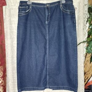 CATO  DENIM MAXI SKIRT